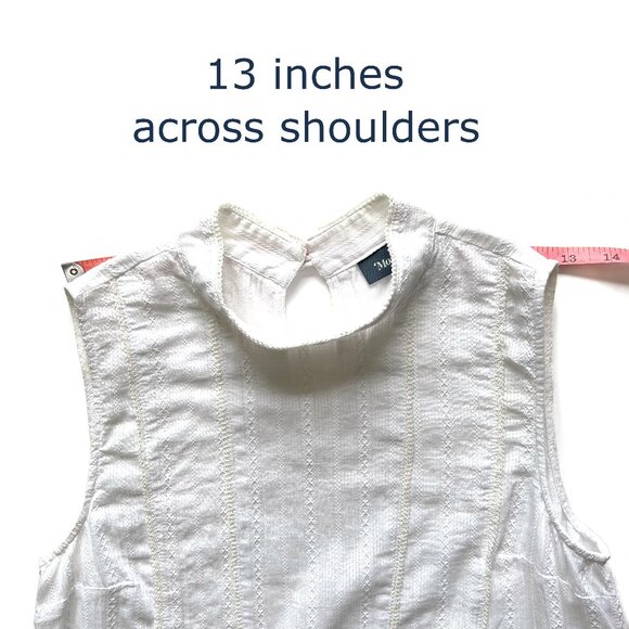 Modcloth Sleeveless Blouse, Small - Picture 6 of 14